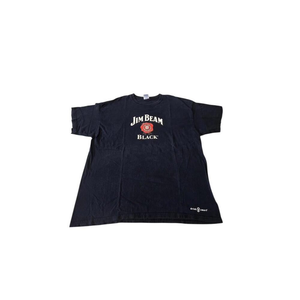 Jim Beam Black Graphic T-Shirt Black Size Large